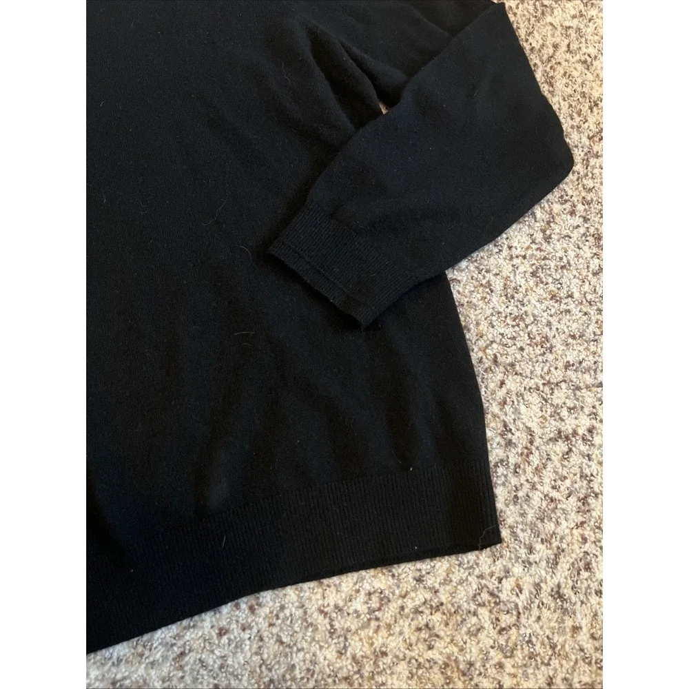 Vince Men's Black %100 Cashmere V‎ Neck Sweater Sz XL Excellent Conditions